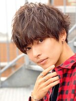 ブリーチ 原宿店(BLEACHi)&nbsp;【BLEACHi】細束ショート【無造作MIXパーマ】2ブロック束感