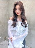 【Lloyd大宮】ショコラブラウン×韓国風ウェーブ巻き