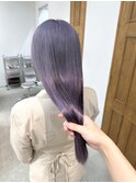 ラベンダーシルバーパープルシルバーグレージュペールカラー