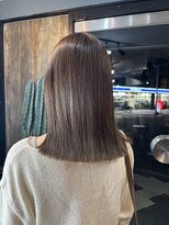 ユニコヘア(unico hair) ロブ×柔らかいベージュ