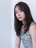 イルハバナ 渋谷(ill HAVANA)&nbsp;前髪　こなれミディイメチェン　レイヤーカット 大人かわいい