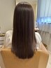 【人気no.2極上艶サラ髪へ】ネオメテオ髪質改善ストレート＋メテオカラーL～