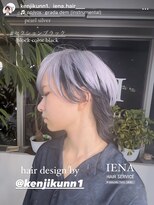 イエナ 渋谷(IENA)&nbsp;デザインカラーケアブリーチダブルカラーシルバーカラー