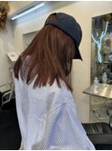 ブリーチダブルカラーハイトーンブラウンレッドブラウン