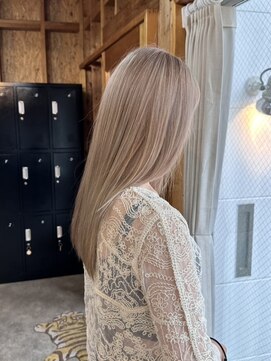 アフターニュース 新潟(afternews) ミルクティーベージュ/ダブルカラー/ケアブリーチ/髪質改善/駅南