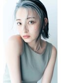 くびレイヤーエモージュグレージュカラーくびれショート/吉祥寺