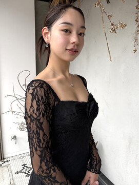 ディレクト(Direct) ショートボブハイライトレイヤーカットヘアセット/鹿児島/天文館