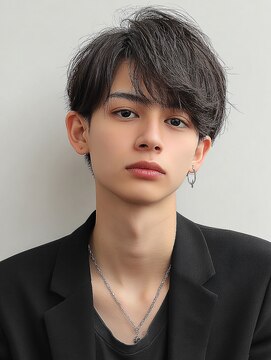 メンズプライマル(Men’s PRIMAL) MEN'S HAIR/ブルーブラック/フェザーパーマ/千葉駅