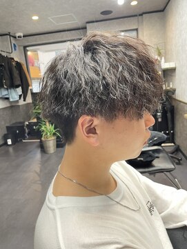 レベル 葛西店(LEVEL) ツイストスパイラルパーマ 刈り上げマッシュ 葛西メンズ