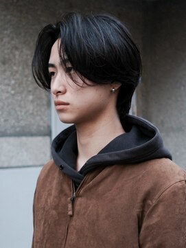ネロ ヘアサロン 渋谷(NERO HAIR SALON) 【 松井 隆人 】センターパート メンズ コンマヘア