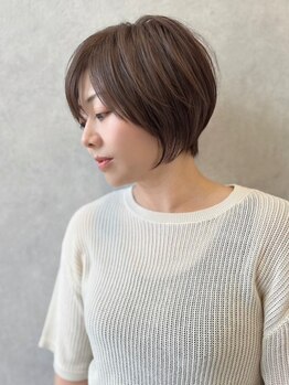 ラブズラフズ 下上津役店 (Loves Laughs)の写真/【白髪ぼかし/脱白髪染め】髪の素材・状態に合わせたメニュー展開で素材感up☆白髪ぼかし/グレイカラー