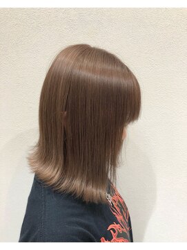 フレームプラス 天王寺あべの店(FRAME+) 【山内貴広】キャラメルカラー×ボブ