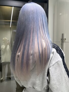 ソル 栄矢場町(SOL) アンブレラカラー/インナーカラー/ペールブルー