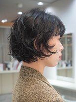 サーカス バイ ビュートリアム 青山(CIRCUS by BEAUTRIUM)&nbsp;ショートボブレイヤーパーマニュアンスパーマボブ青山表参道