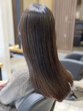 アトリエコア(Atelier Coa) 太白区酸性ストレートブリーチなしダブルカラーフルカラー黒染め