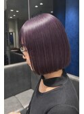 【ヤハタ】バイオレットカラーコンパクトボブ
