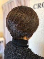 クロス(CROSS)&nbsp;白髪染め／ひし形ショート/50代60代/ミセスヘア