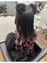 エデン メード(EDeN MAeD)&nbsp;#ヘアセット#インナーカラー#ピンク