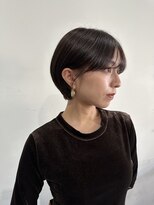 POCKET郡山安積店 ショートカットレイヤーカット髪質改善縮毛矯正【4月1日OPEN予定】&nbsp;丸みショート×髪質改善カラー