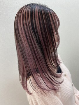 アールモンドヘア新世界 アンブレラカラー