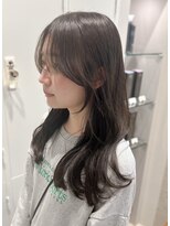 シュク 高円寺(SYUK)&nbsp;顔周りレイヤー/グレージュ/ブリーチなし/赤みなし【SYUK】kanna