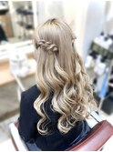 大人かわいいハーフツイン★横浜ヘアメ/ハーフツイン