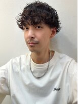 エル セルカ 高田馬場(el CERCA) シャドウパーマ×刈り上げマッシュ