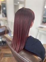 スニップヘア(snip hair)&nbsp;チェリーレッドカラー
