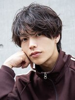 シティ メンズ(CITY men's) メンズ刈り上げフェザーパーマツーブロックセンターパート