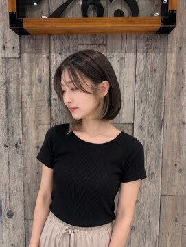 アース 熊本光の森店(HAIR&MAKE EARTH) インナーカラーボブ
