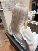 ワンスタイル(One style)&nbsp;【ケアブリーチ2回】ハイトーンカラー＋髪質改善トリートメント