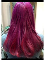 ビヨンドイー(beyond E)&nbsp;ケアブリーチバイオレット×ビビッドレッド