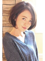 レウナ 外苑前(Reuna)&nbsp;【３０代・４０代・５０代】耳かけひし形ナチュラルボブ