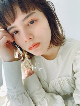 リト 自由が丘(Lit.) 【Lit.】ナチュラルインナーカラーボブ【担当YUKINA】