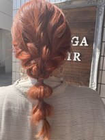 オレガ ヘアー(Orega hair) オレンジ