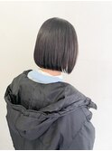 ぱっつんボブ 丸みボブ ぷつっとボブ ナチュラルボブ