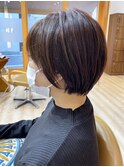 【morio成増/児玉】丸みショートボブ ラベンダーアッシュ