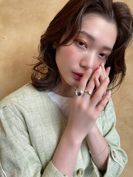 シェノン サントル(CHAINON CENTRE) グレージュカラー/黒髪/ココアベージュ/ボブウルフ[梅田/茶屋町]