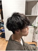 マッシュ/ツイストスパイラル/スパイラルパーマ/ショート