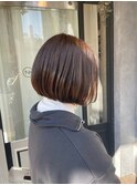 ミニボブ/ショコラブラウンカラー