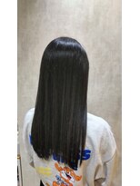 フィゼル あべのルシアス店(Aujua fizelle) 暗め透明感カラー