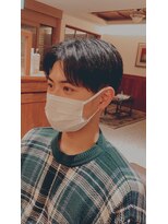 ヘアーズ ゼノン ルクアイーレ店(HAIR'S ZENON)&nbsp;ツーブロックセンターパート