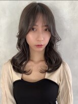 オリンテ バイ レシッド 表参道(orente by rcid)&nbsp;くびレイヤーワンカール姫カットアッシュオリーブダークアッシュ