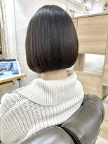 エンバイユアーズ 飯田橋店(eN° by youres)&nbsp;前下がりボブ タッセルボブ 地毛風ストレート 髪質改善 縮毛矯正