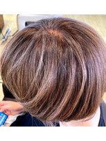 マニス(manis) 白髪ぼかしブリーチなしカラーハイトーンナチュラルブラウン