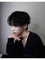 メンズサロン ゴールド 名古屋(GOALD)&nbsp;縦落ちツイスパ センターパート