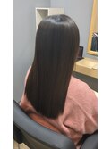 髪質改善ストレート。