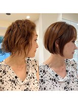 マージュ ギンザ(marju GINZA)&nbsp;梅雨時期におすすめな酸性縮毛でつくるショート！