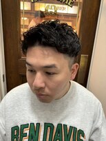ヒロギンザバーバーショップ 新宿店(HIRO GINZA BARBER SHOP)&nbsp;スパイラルパーマ(理容室/メンズ/barber shop新宿店)