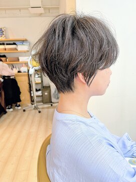 モリオ フロム ロンドン 成増店 【morio成増 セリザワ】ショートボブ ゆるめパーマ